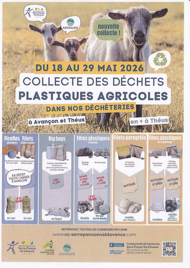 Collecte des déchets plastiques agricoles
